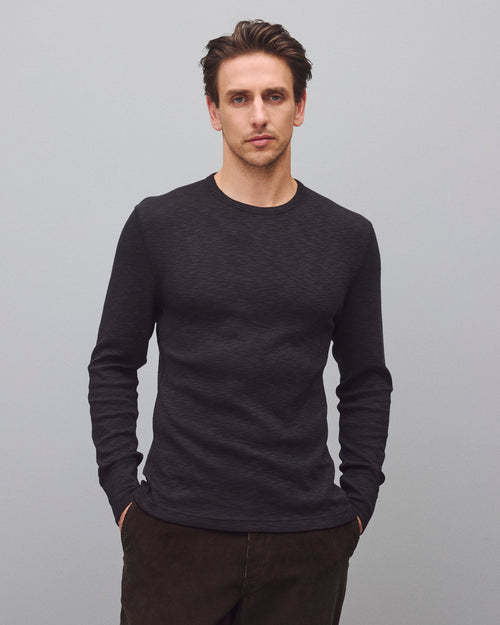 1x1 Slub Slim Long Sleeve