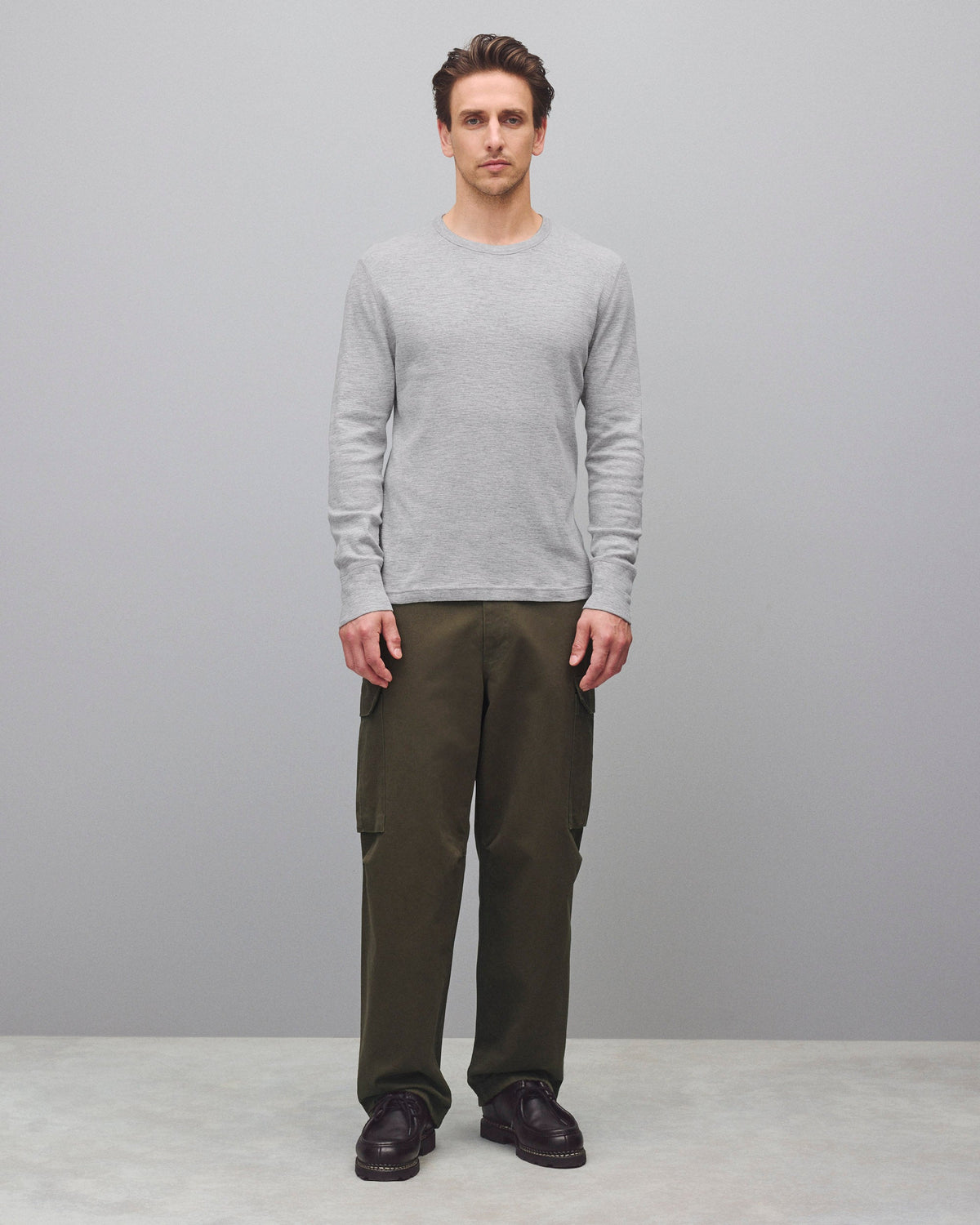 1x1 Slub Slim Long Sleeve