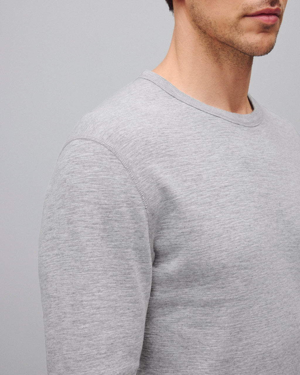 1x1 Slub Slim Long Sleeve
