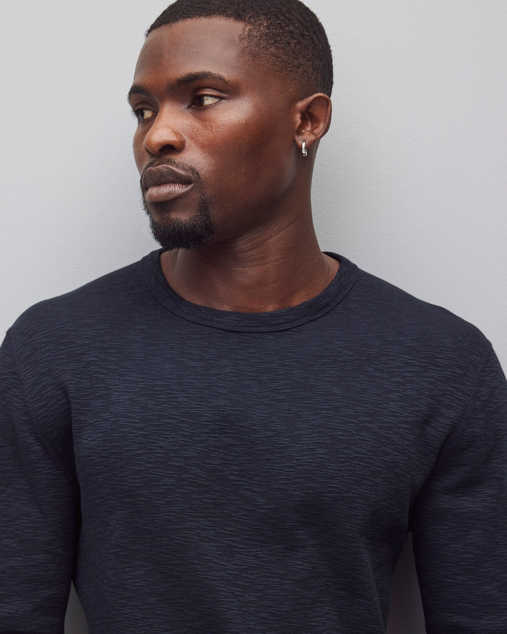 1x1 Slub Slim Long Sleeve
