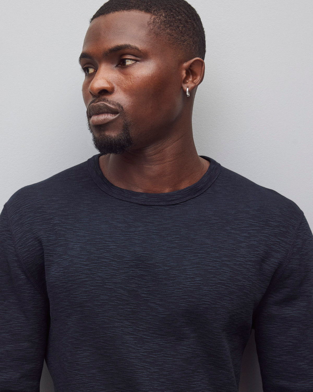 1x1 Slub Slim Long Sleeve