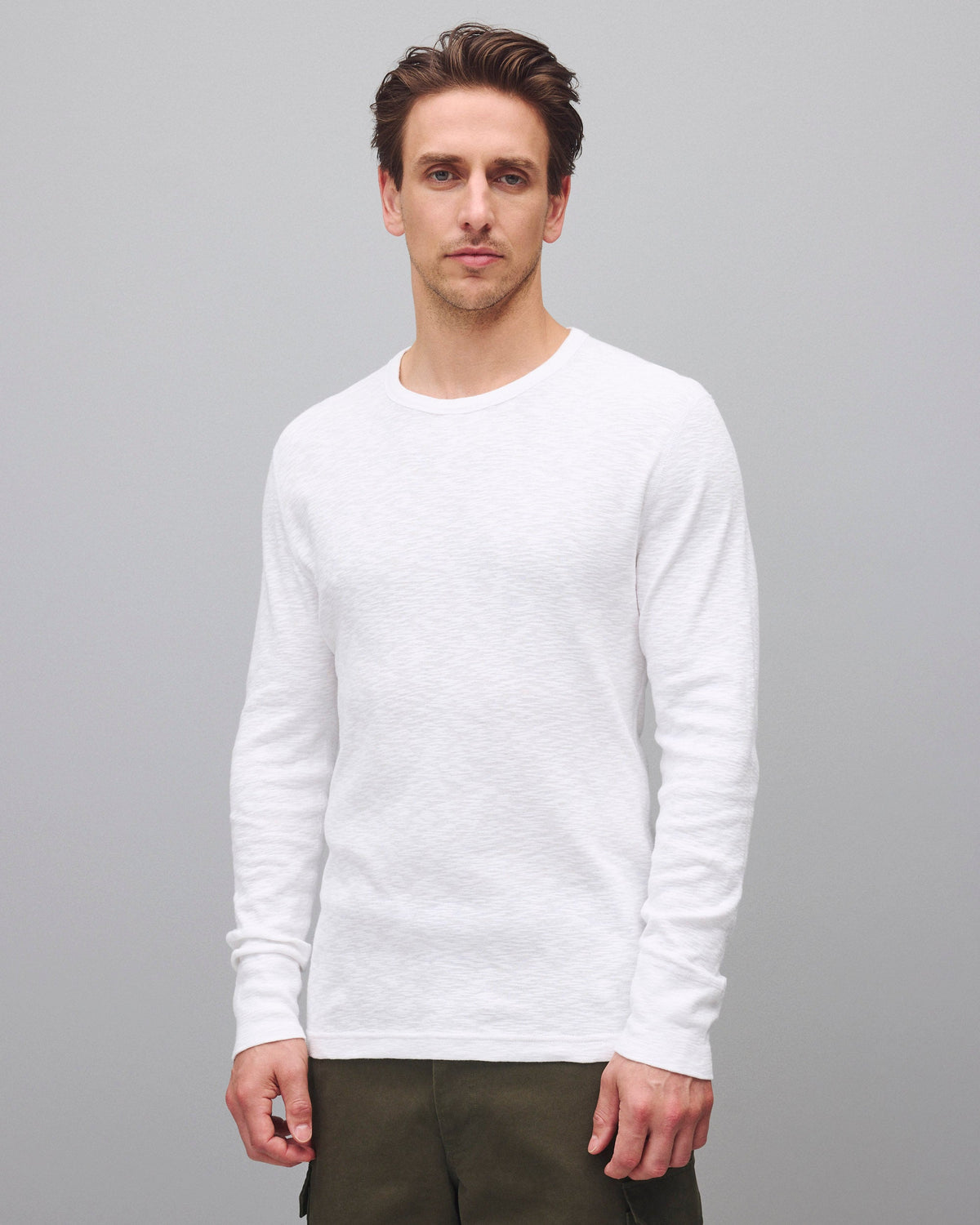1x1 Slub Slim Long Sleeve