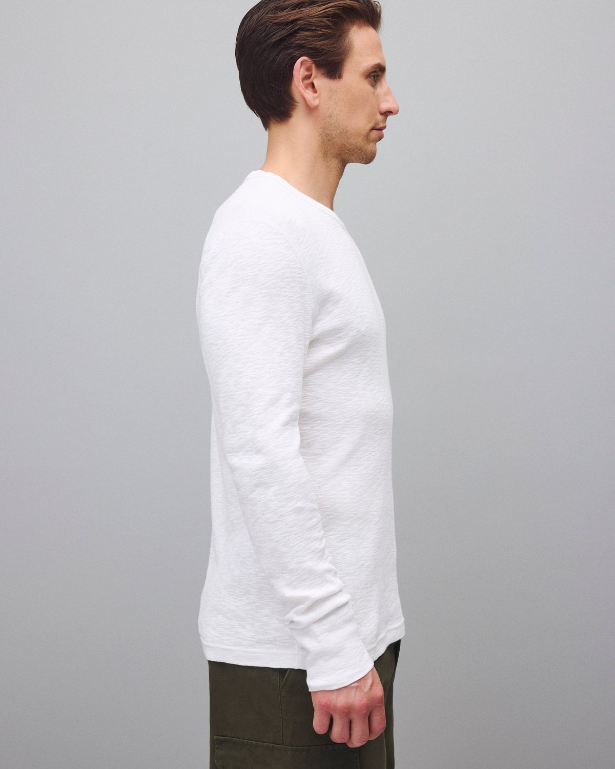 1x1 Slub Slim Long Sleeve