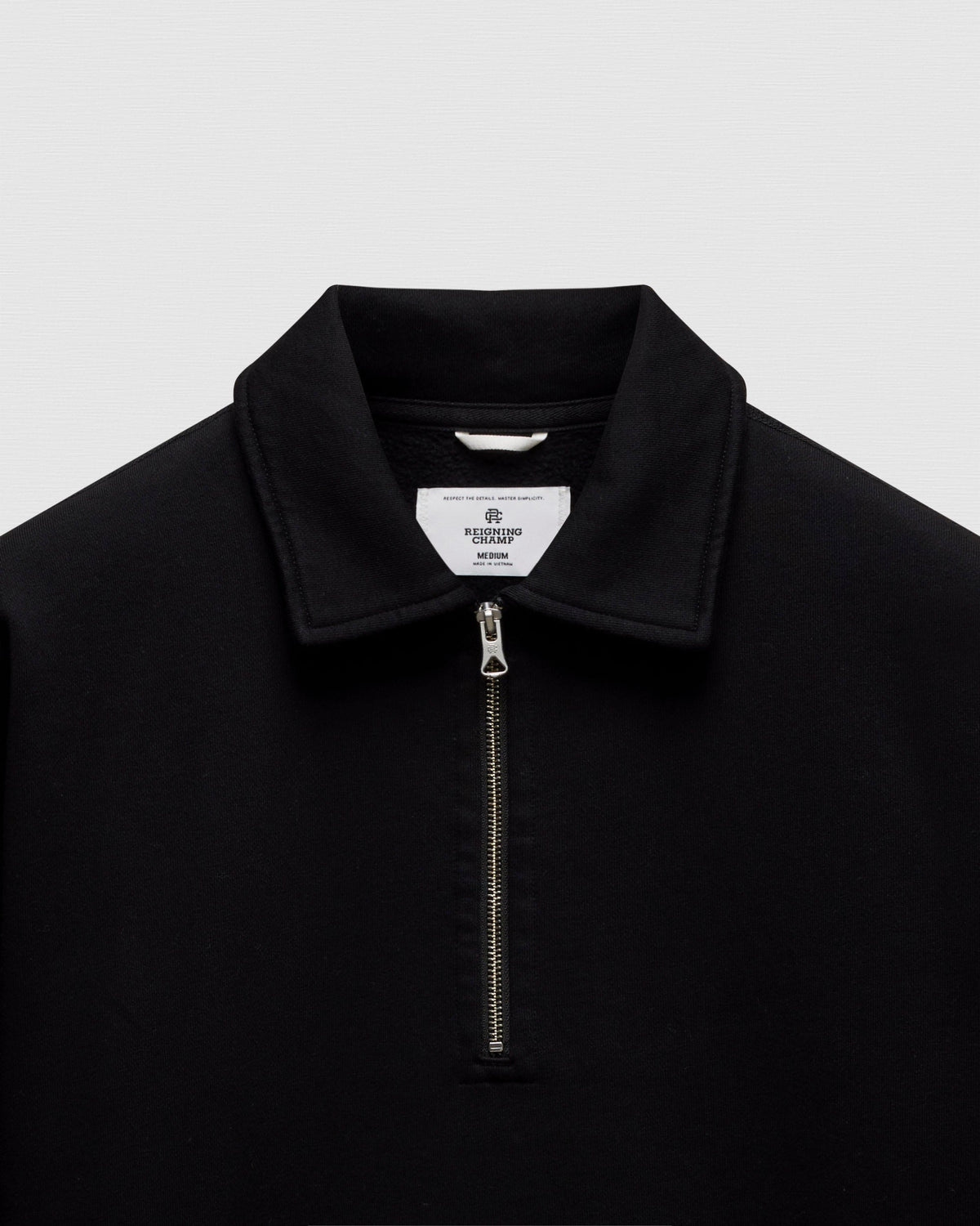 Brushed Fleece Relaxed Half Zip Sweatshirt
