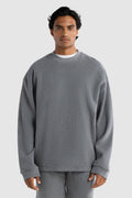 Aiden Crew Sweater Charcoal Marle